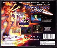 Sony PlayStation Thousand Arms Back CoverThumbnail